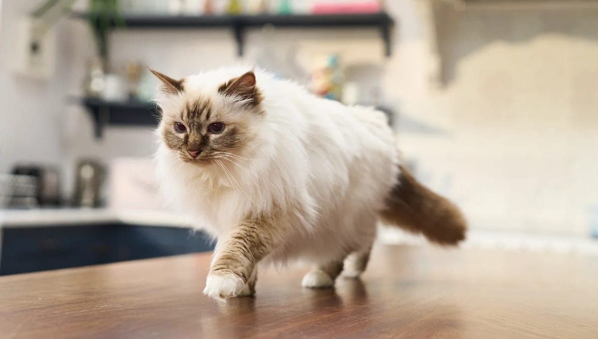 The original phone photo of a cat