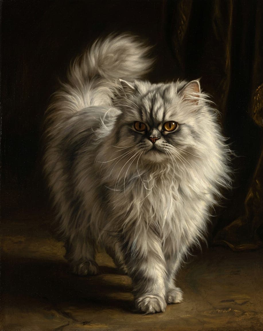 The same cat as a renaissance portrait